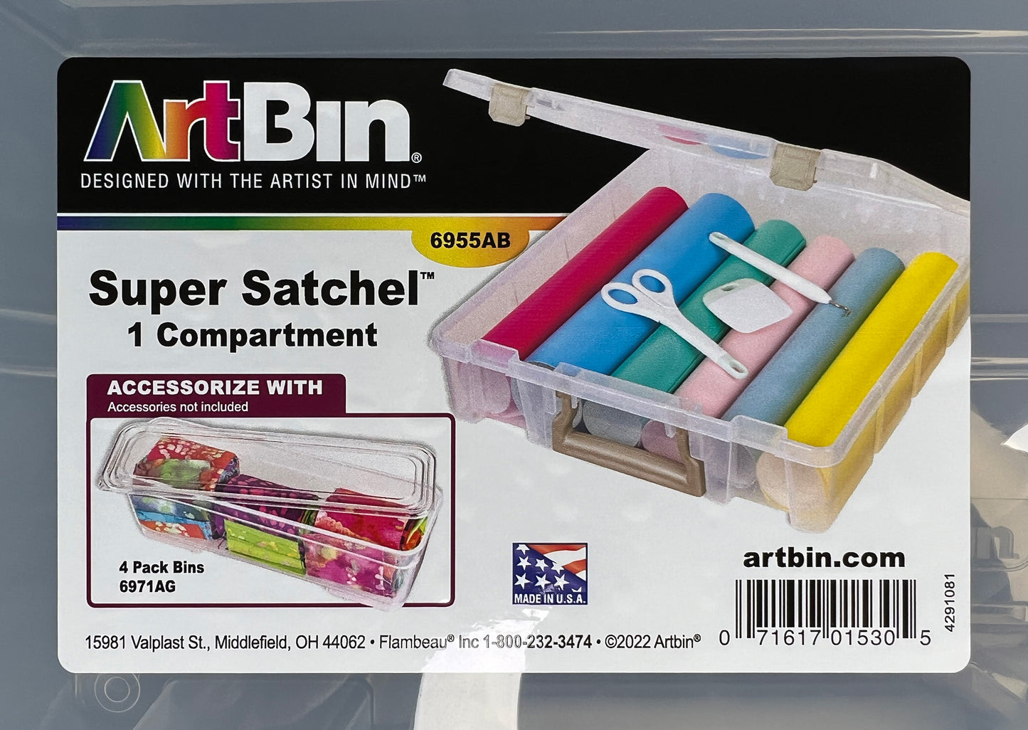 ArtBin Super Satchel Replacement Latch Clip (2-pack)
