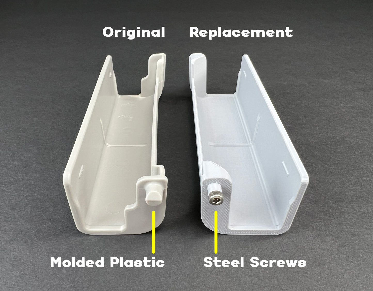 Brightroom Latching Storage Tote Box Replacement Latch Handle (2-pack)