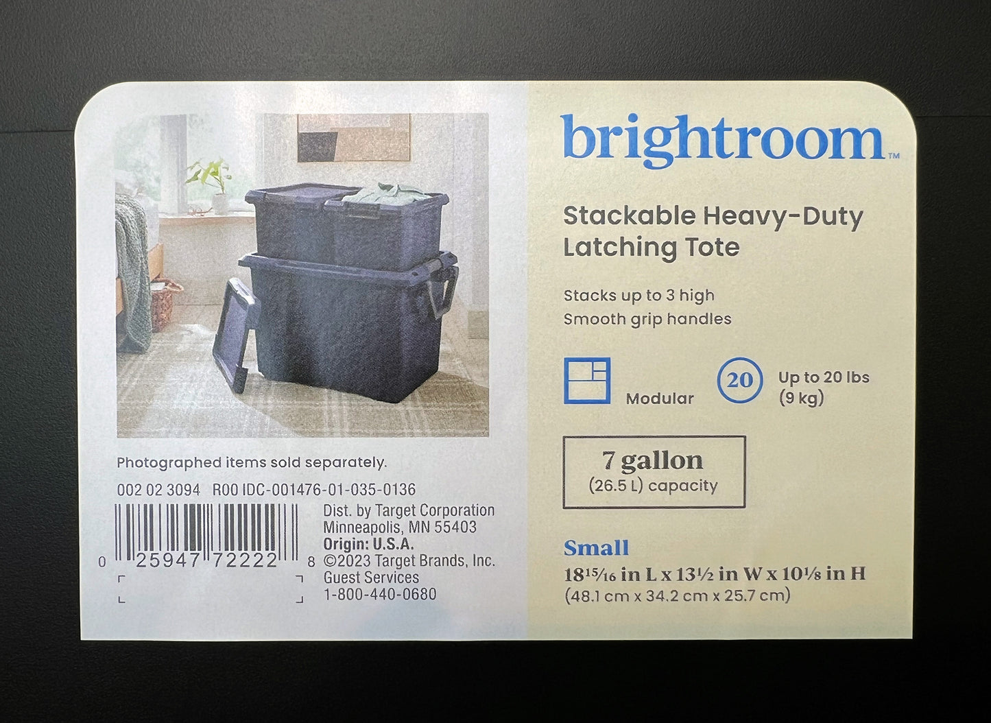 Brightroom Stackable Heavy-Duty Latching Tote Replacement Latch Handle (2-pack)
