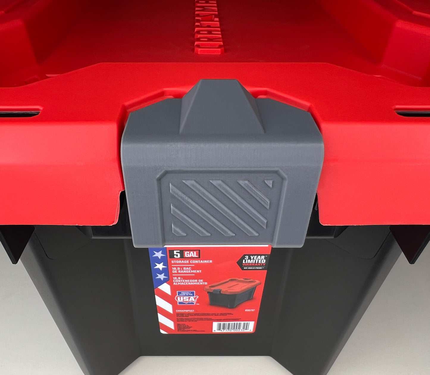 Craftsman 5 Gallon Latching Tote Replacement Latch Handle (2-pack)