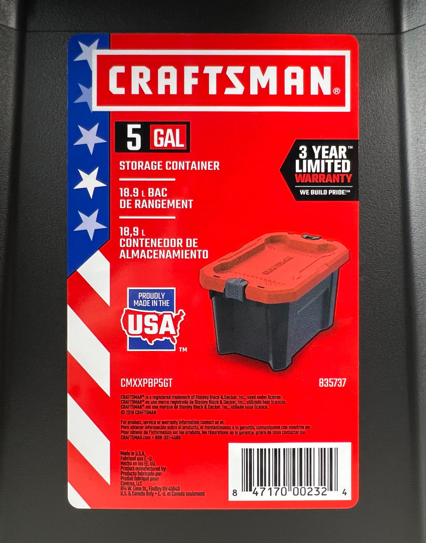 Craftsman 5 Gallon Latching Tote Replacement Latch Handle (2-pack)