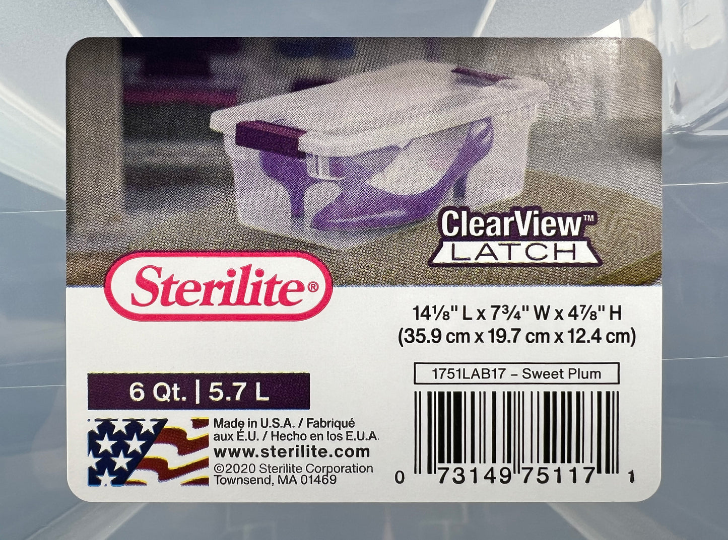 Sterilite 1751 ClearView Latch Box 6 Qt. Replacement Latch Handle (2-pack)