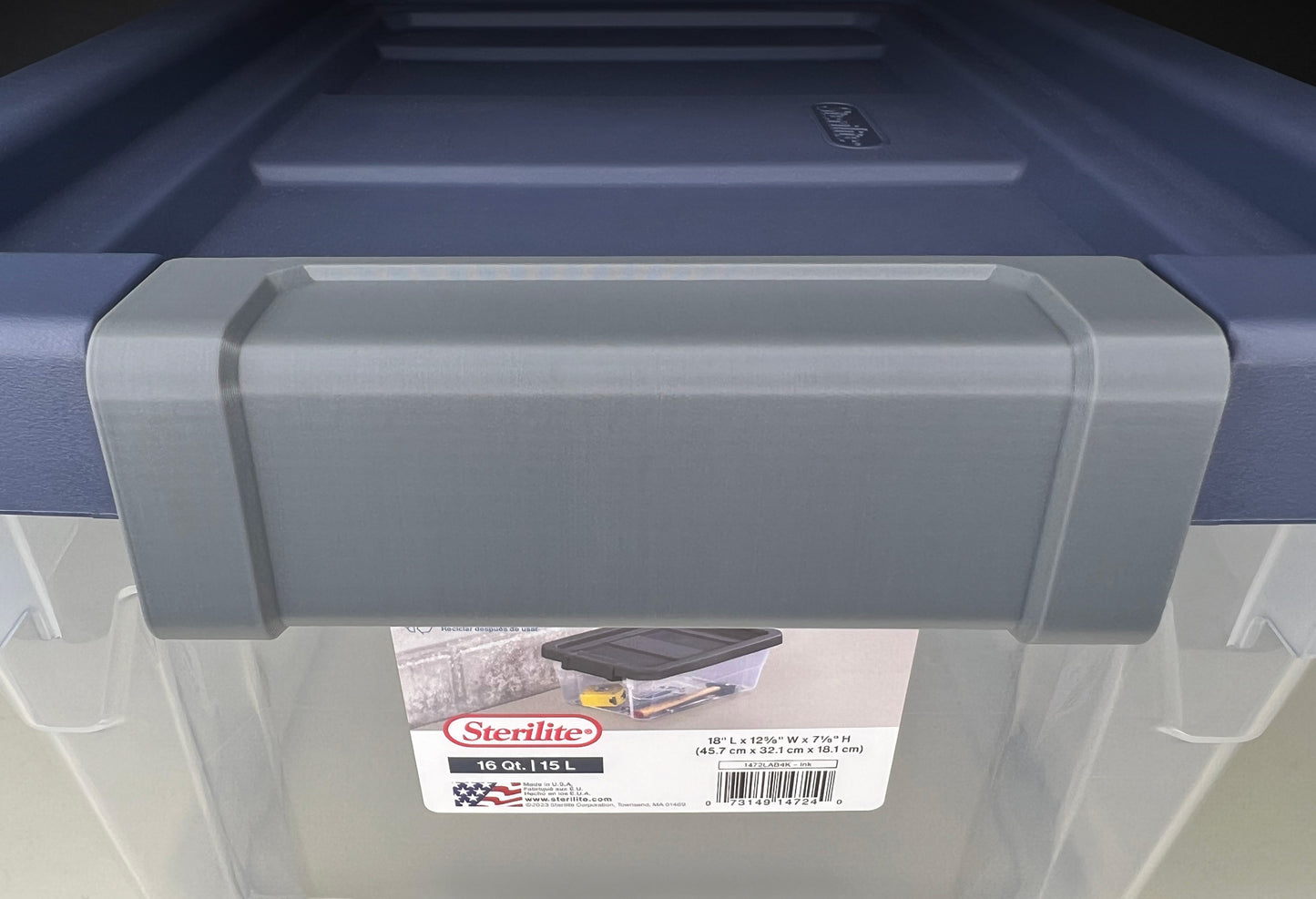 Sterilite Stacker Box Replacement Latch Handle (2-pack)