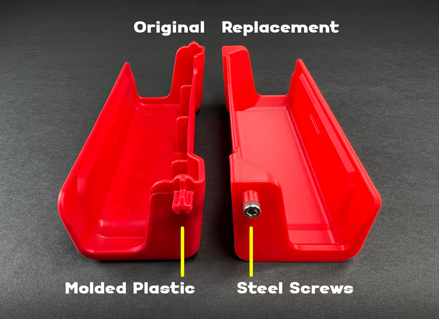 Sterilite Industrial Tote Replacement Latch Handle (2-pack)